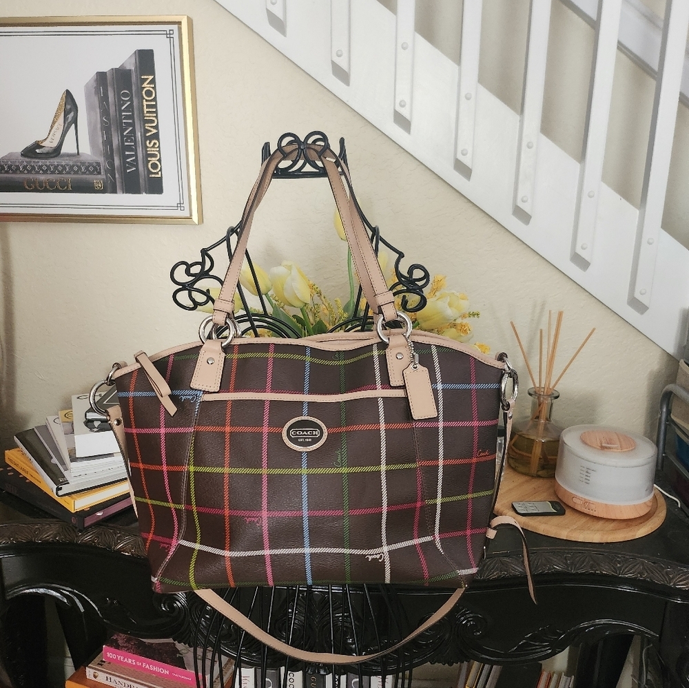 Coach Peyton Tattersall tote bag